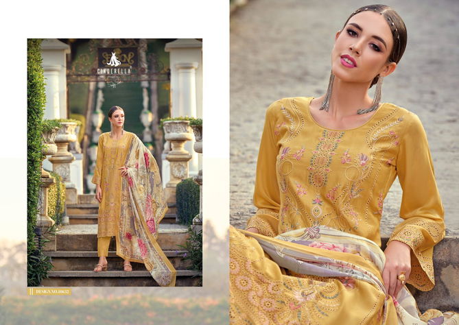 Sarisha Vol 4 Cinderella Muslin Embroidery Designer Salwar Suits Wholesale Online